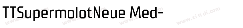 TTSupermolotNeue Med字体转换